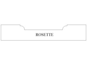 A&M 2057 ROSETTE               7/8 X 4-3/4 X 4-3/4