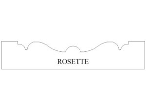 A&M 2488 ROSETTE               7/8 X 4-1/2 X 4-1/2