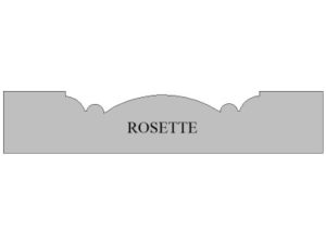 A&M 2001 ROSETTE 7/8 X 4-1/2 X 4-1/2