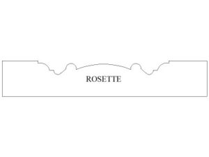 A&M 2114 ROSETTE               1 X 5-3/4 X 5-3/4