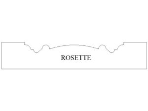 A&M 2415 ROSETTE 7/8 x 4-3/4